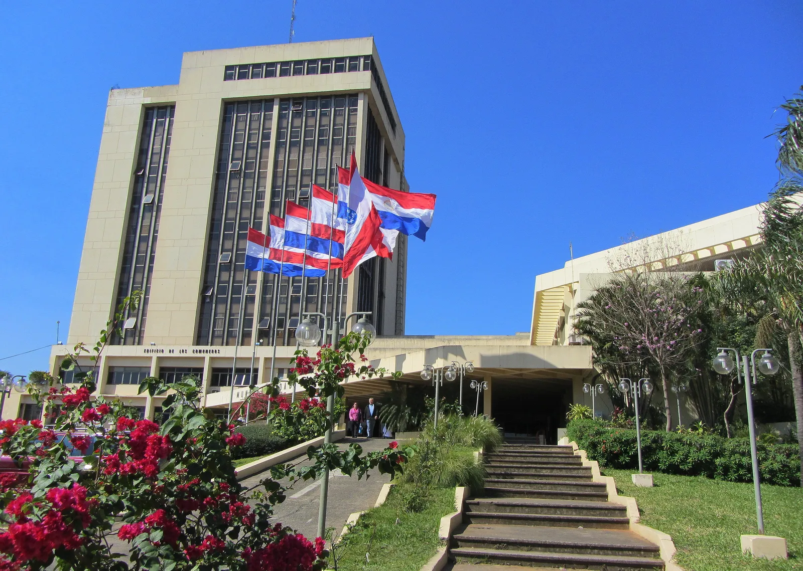 Gemeentehuis van de Municipalidad de Asunción, de gemeente die in Asunción de vastgoedbelasting int